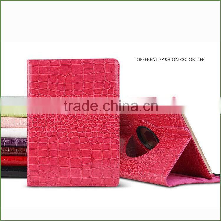 PU leather Rotating case For iPad Air case , lowest price rotating flip leather case for iPad 5/Air