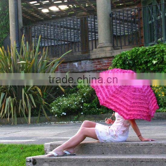 umbrella with frills