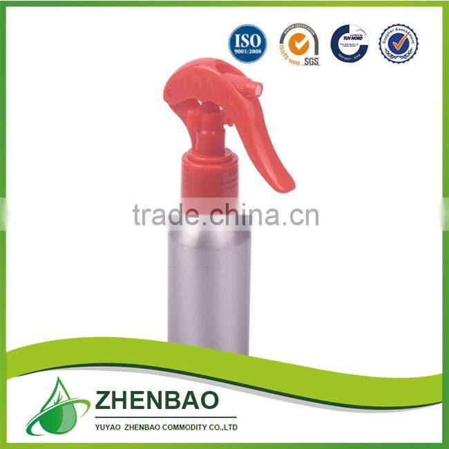 Empty aluminum travel size cosmetics bottles