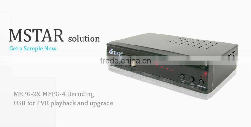 MSD7T01 Chipset HD 1080P ISDB-T Digital Terrestrial TV Receiver with MPEG-2/MPEG-4 Decoding