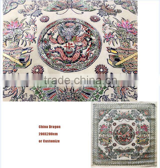 tufted handmade art silk carpet and rugs