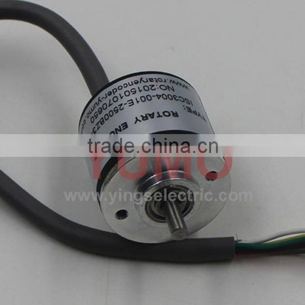 ok ISC3004 diameter 30mm 2500 pulse A B Z phase mini solid shaft price incremental rotary encoder