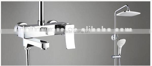 artistic brass shower faucets, bath & shower faucet mixer, exposed wall-mounted faucet shower washing