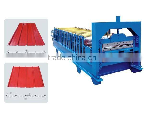 Hebei jinbaili double layer roof sheet roll forming machine for sale