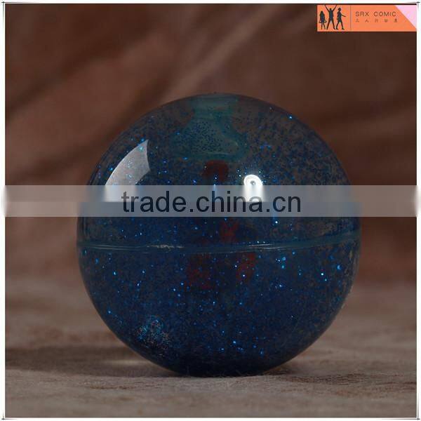 custom blue soldier glittery rubber toys bouncy ball,custom high quality bouncy ball,OEM custom bouncy ball toys manufacturer