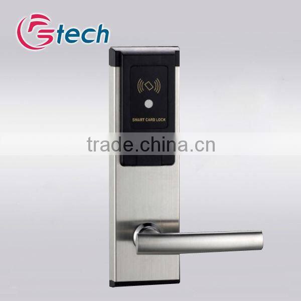 Electronic card lock with stable hotel system extensive used in hotel