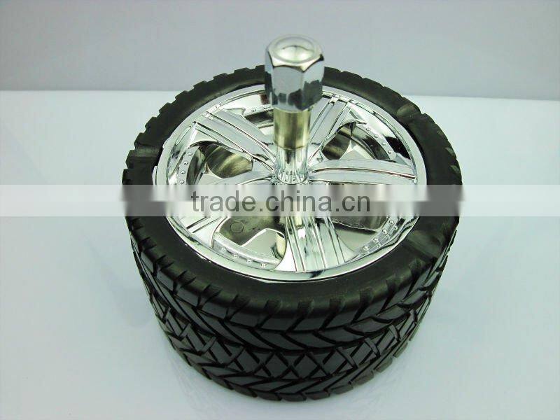 wheel ashtray metal ashtray