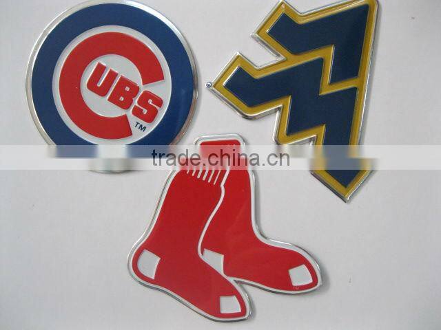 special custom metal printed plate stickers