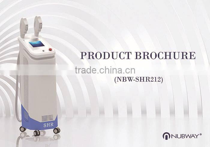 2015 newest IPL SHR beauty equipment Elos Laser Hair Removal Machine / SHR IPL
