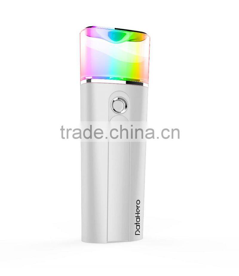 Facial steamer | Mist machine Mini Rechargeable Handy Usb Nano Sprayer | Face Moisturizing machine Care skin Instrument