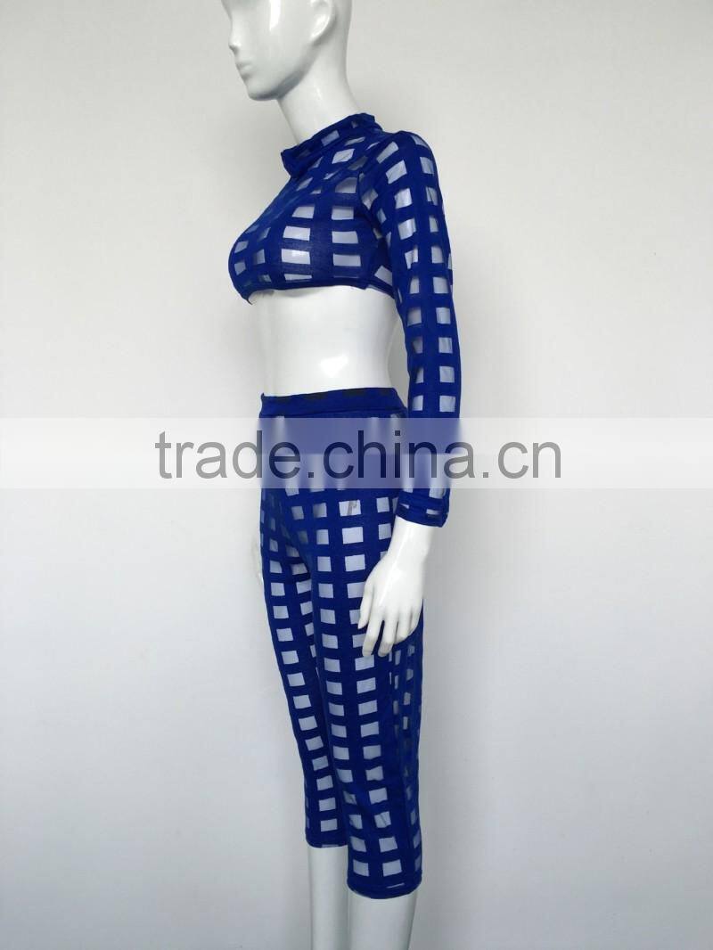 Bonvatt Europe and the United States sexy self cultivation spent two piece bandage pants nightclubs