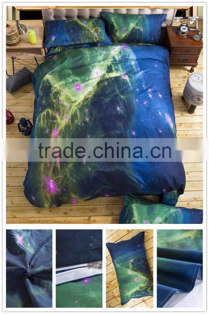 3d Galaxy bedding sets Twin/Queen Size Universe Outer Space Themed Bedspread 2pcs/3pcs/4pcs Bed Linen Bed Sheets Duvet Cover Set