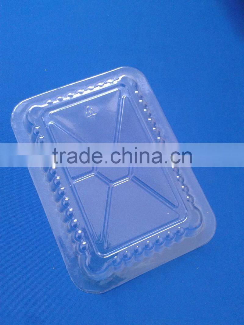 Shallow Square single serve food tray 300ml /disposable aluminium foil container for food