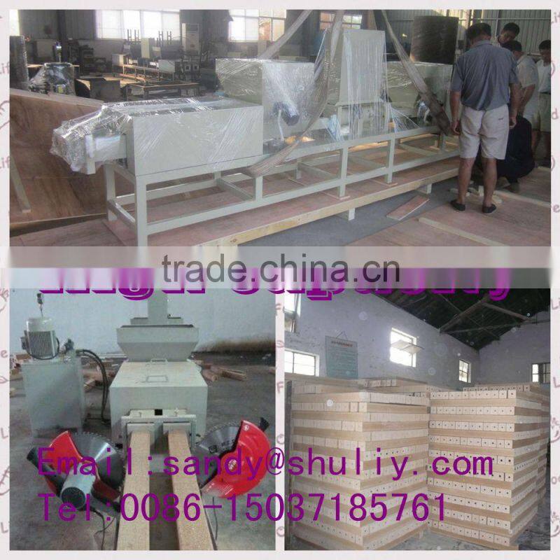 High capacity wood sawdust block press machine