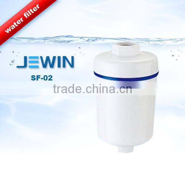 Chromed shower water filter in health and personal care