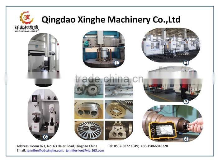 CNC machining center bevel gear spur gear spline shaft with nitriding finish