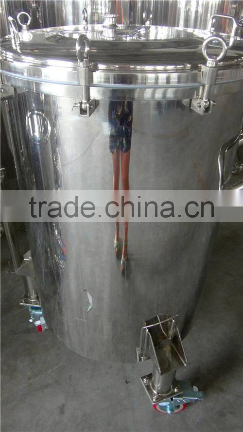 stainless steel fermenter with wheeles