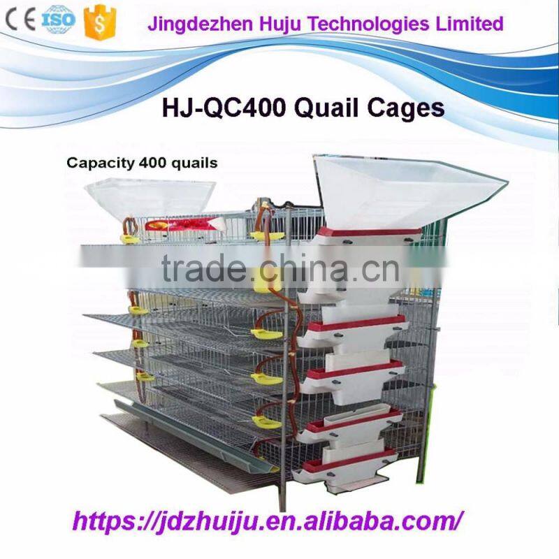 Metal Storage Quail Cage With 400 pcs Quail 6 layer HJ-QC400A