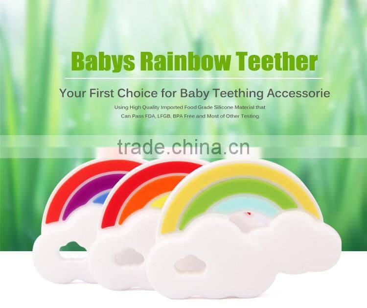 2017 latest design Color del arco Silicona Mordedor