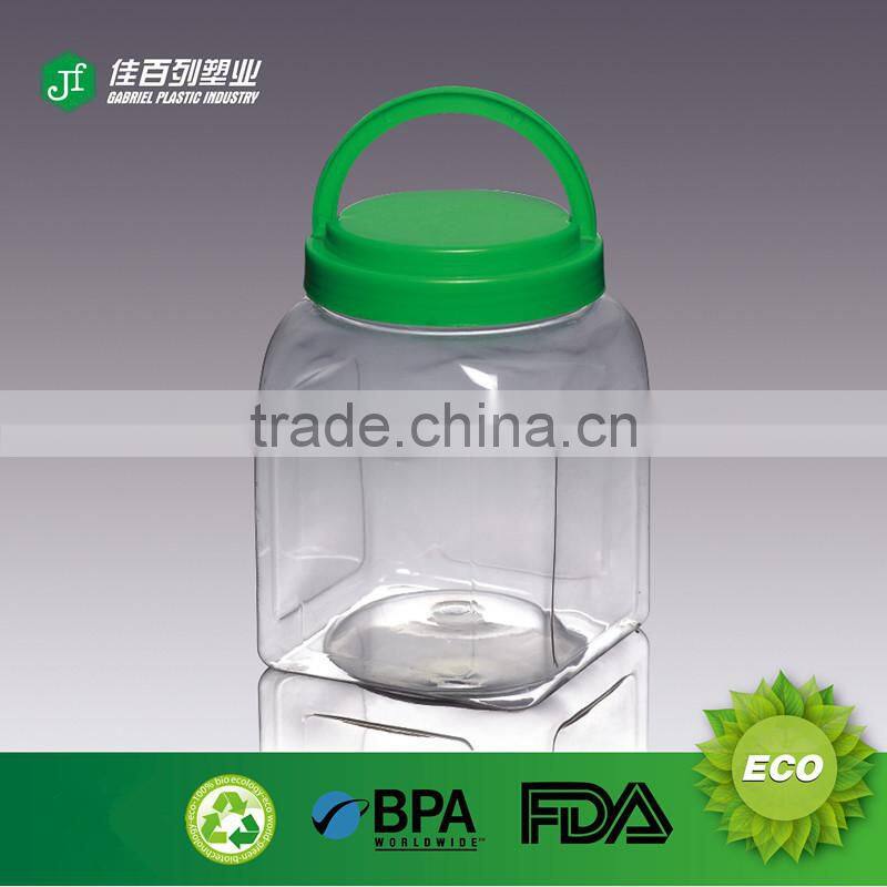 930ml handle lid plastic mason jars wholesale