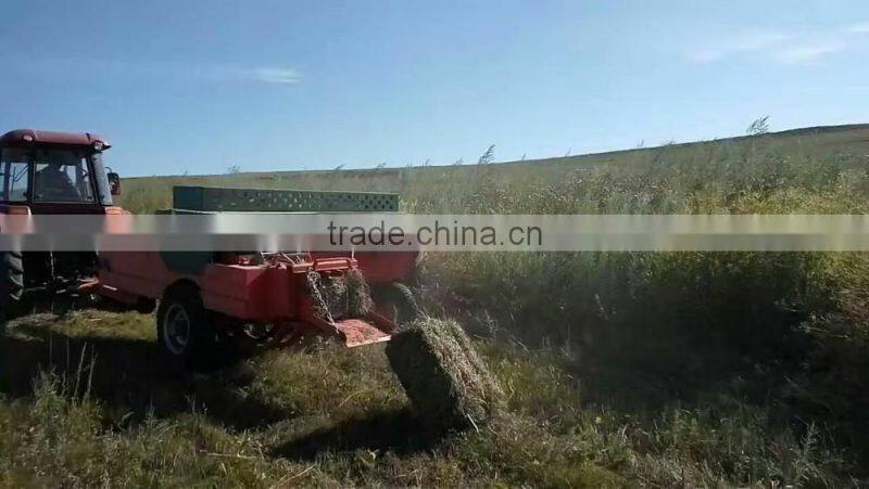 Grass Mower with Swather and Rectangular Baler