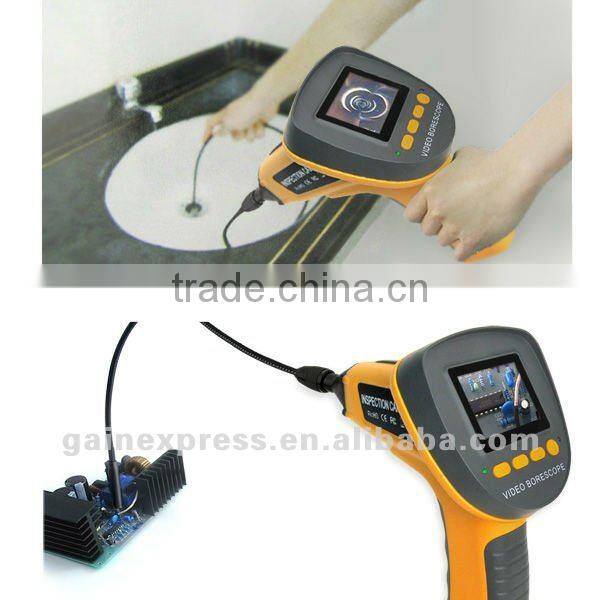 Handheld Video Inspection Endoscope/ Snake Scope Pipe Camera 360 Image Rotation Borescope
