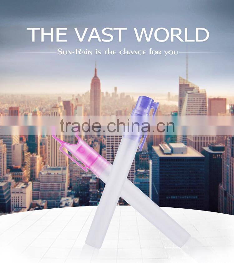 Factory price large hot sale empty portable colorful bottom refill perfume atomizer