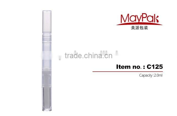 brush head pen for lip makeup with cap and printing available