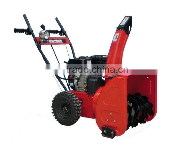 CE Certification and Petrol / Gas Power Type Snow Thrower,snow blower cleaning machine HD6522L