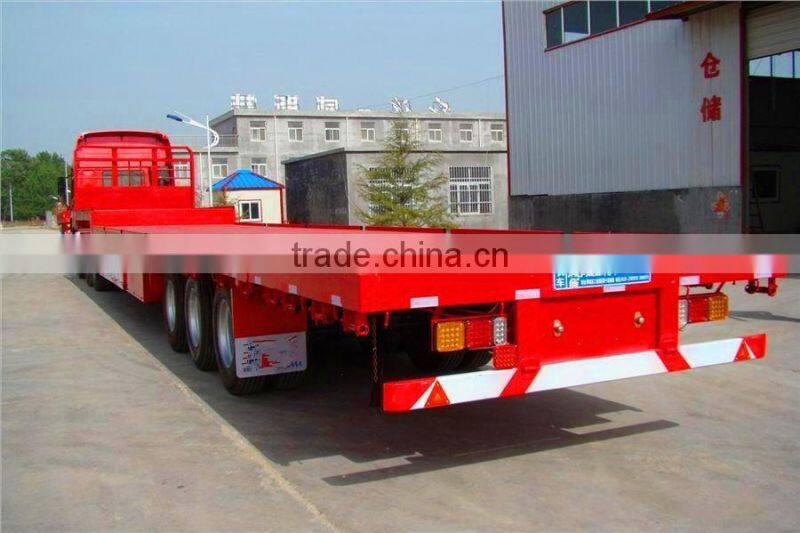 3 Axle Flatbed 3 Axle flatbed 40ft Container Trailer Price