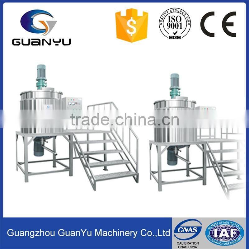 Guangzhou mixing tank manufactuirng stainless steel mixer machine equipment for mayonnaise making