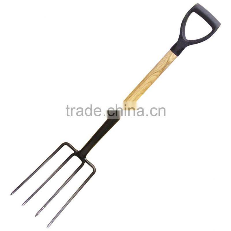 China factory of fibreglass handle post hole digger farm tools with Telescopic antislip handle