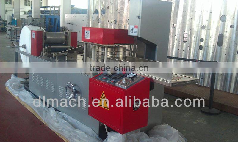 Automatic Embossing & Folding Paper Napkin Tissue Machine
