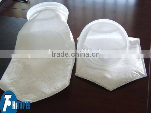 Extremely PH durable water filters bag filter/single bag cast iron bag filter
