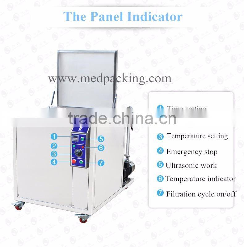JP-480GL Large industrial ultrasonic cleaning machine with filtering circulation function 28KHZ