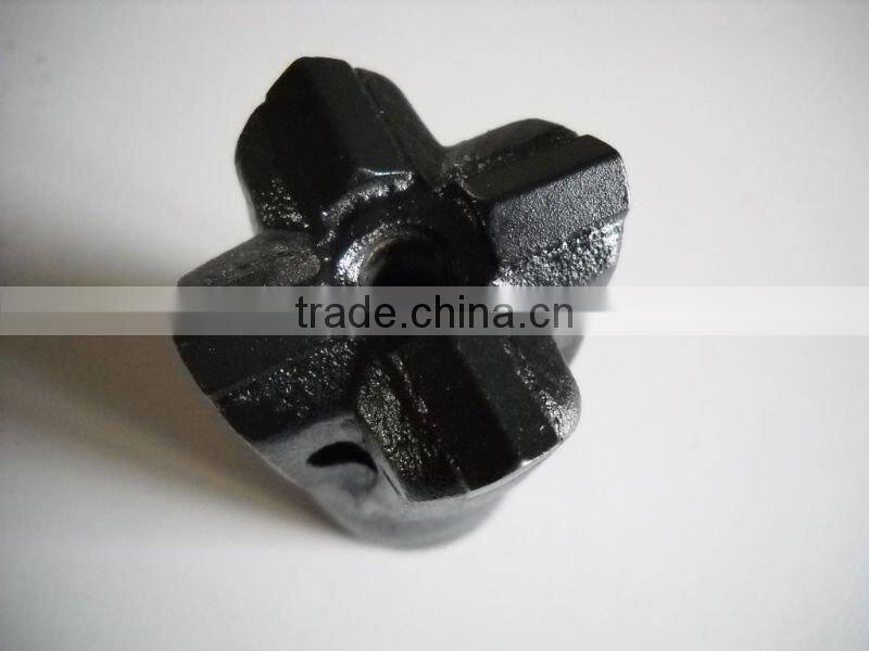 tapered cross bit/thread cross rock bit/cross bit/rock drill bit/tungsten carbide cross bit/R32 cross bit/cross bit
