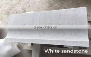 Cheap natural stone white sandstone wall tiles