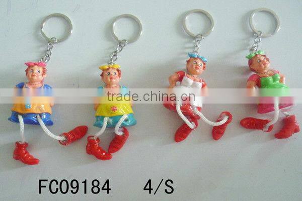 Resin cute customizd key chain