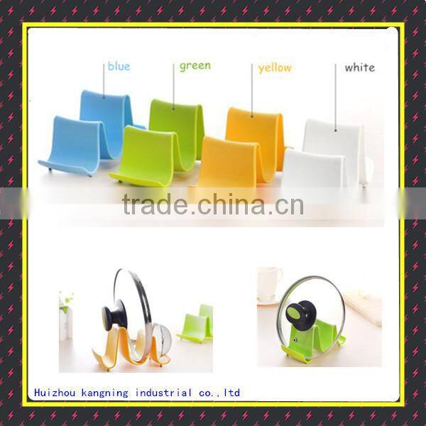 Hot sell good quality lid and spoon rest holder,silicone key holder,multi kitchen shelf