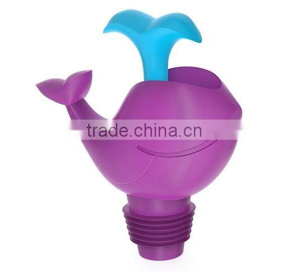 Silicone Wine Pourer and Stopper Spout