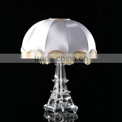 beautiful good quality crystal table lamp for decorative