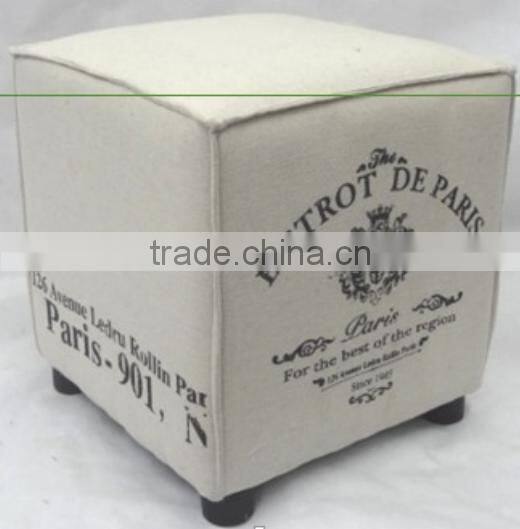 Store More Portable Fabric Upholstered Foot Stool