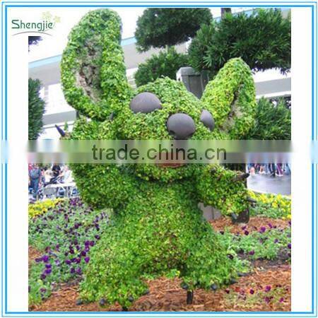 New design of customized artificial topiary topiary frame peacock