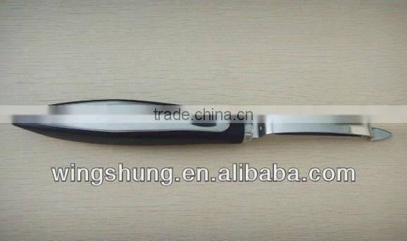 Black rubber handle peeler/fruit and vegetablespeeler/peeler