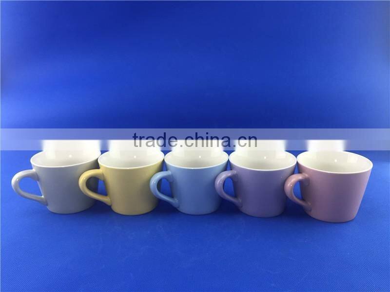 colorful coffee mugs