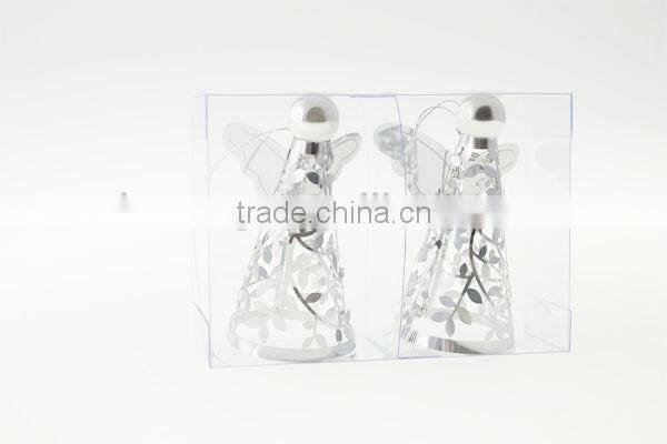 Hot Sale Silver Christmas Angel Hanging Ornament Stand WS331-SS101198S