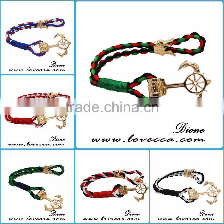 nautical bracelet rope anchors bracelet marine for men / women