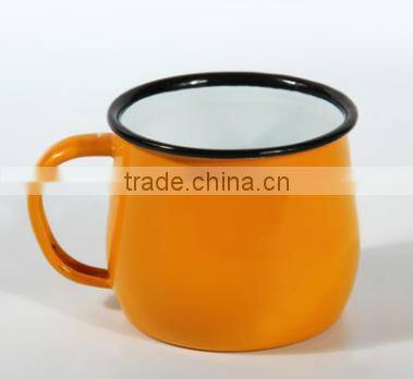 china promation customized enamel mug & personalized enamel camping mug