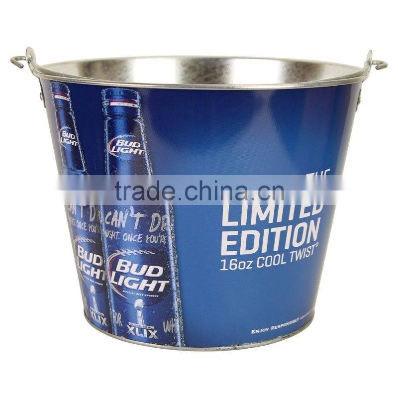 Multi-Colour Mini Metal Plain / Heart Wedding Party Christening Favour Gift Pails Tin Buckets