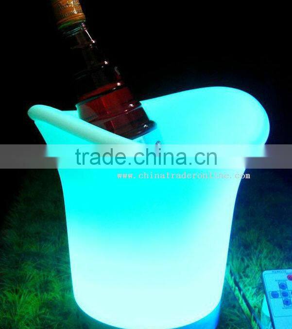 2016 new design PE LED ice bucket